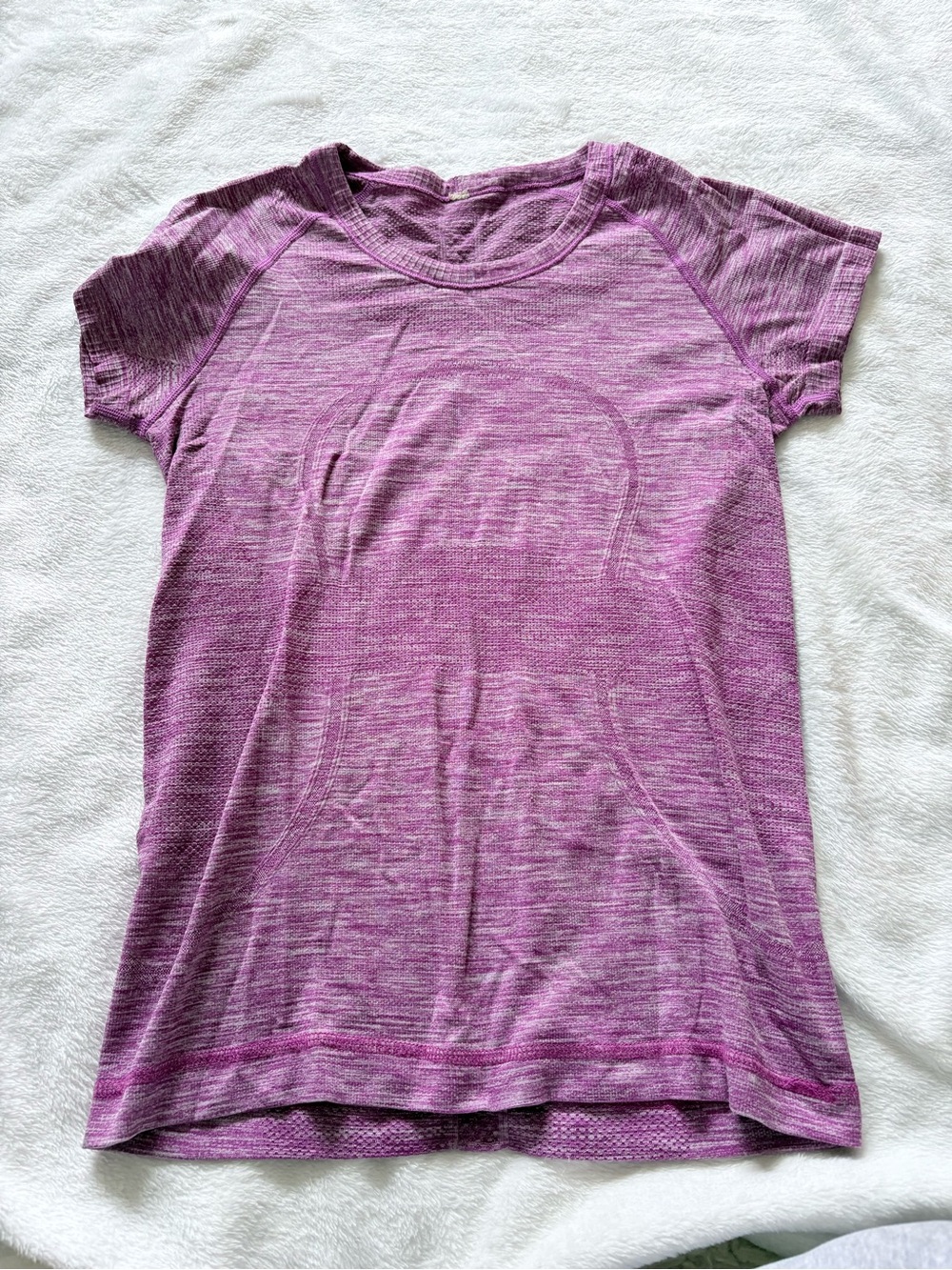 Lululemon Swiftly Tech Short Sleeve Top Pink Heathered Size 4